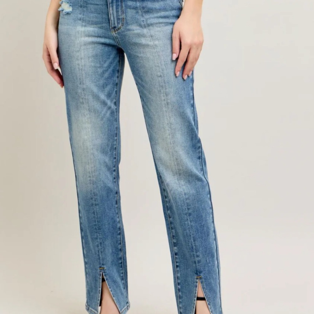 Judy Blue Light Blue Straight Leg Jeans nwt